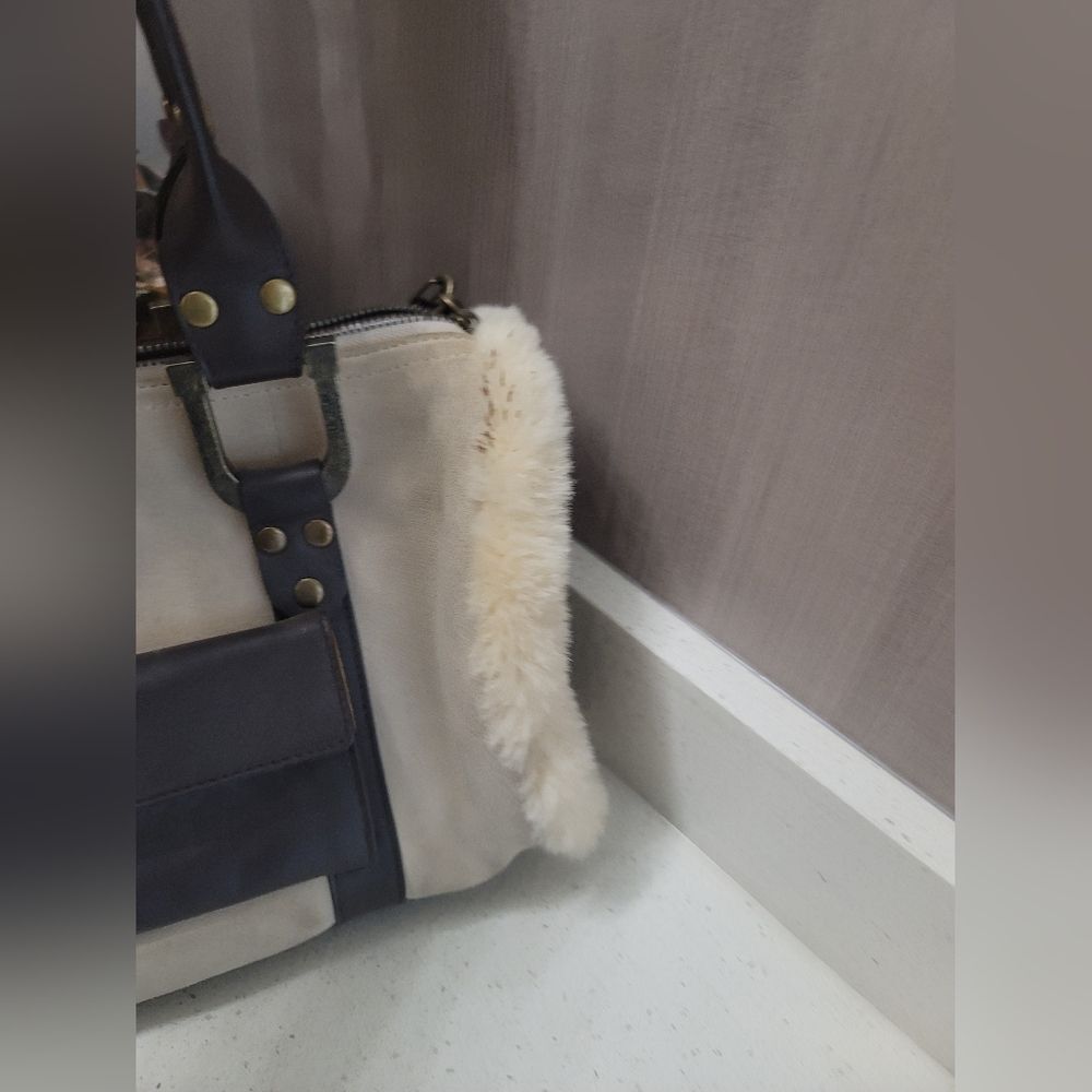 Ugg Australia Beige Suede Handbag - Picture 2 of 13